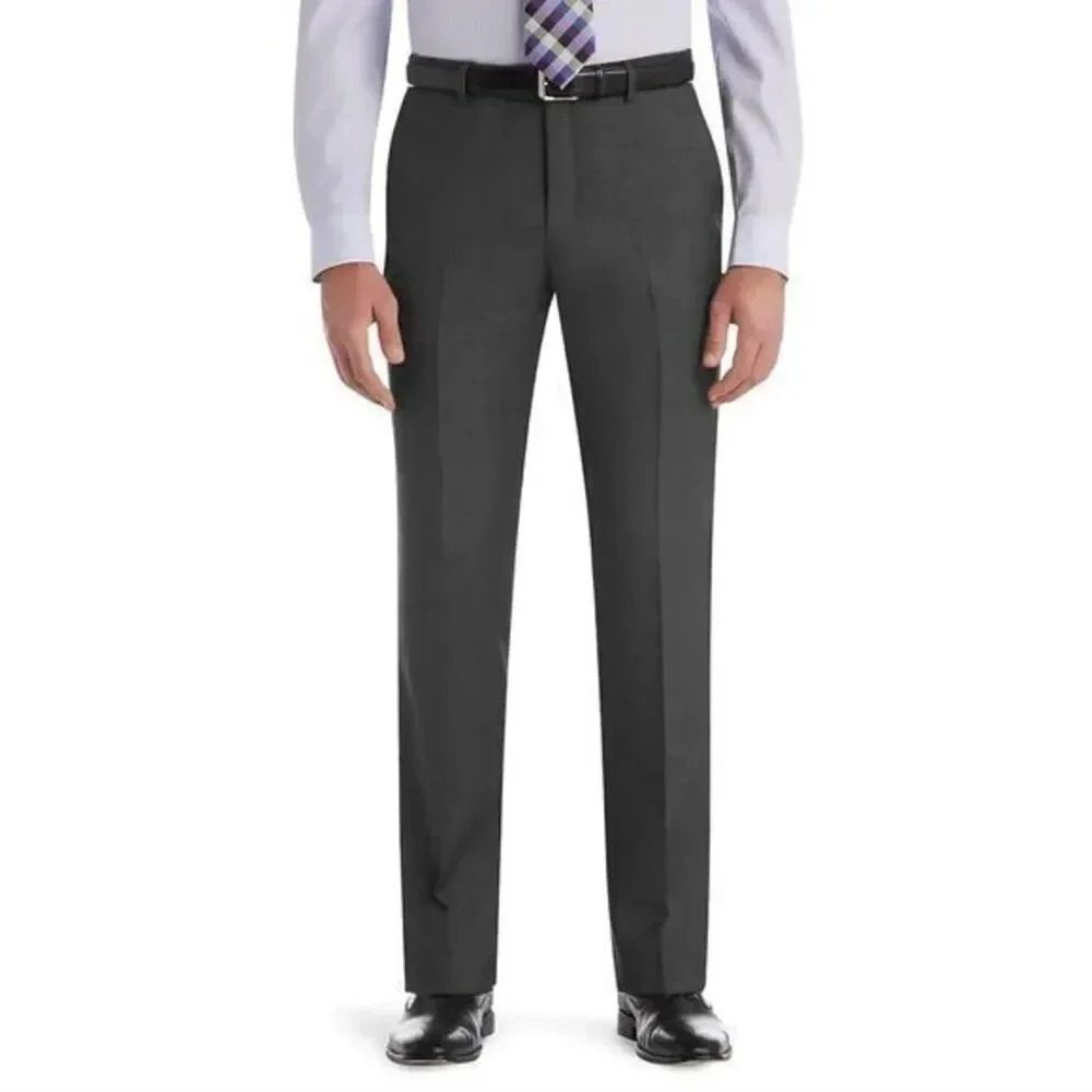 Jos.A.Bank Traveler Collection Tailored Fit Flat Front Suit Separate Pants
|